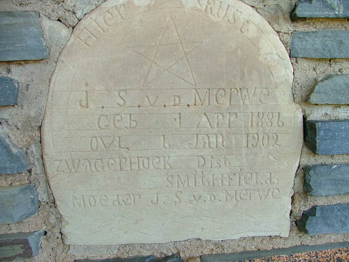 MERWE J.S., v.d.  1886-1902