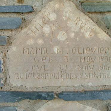 OLIEVIER Maria M. 1896-1901