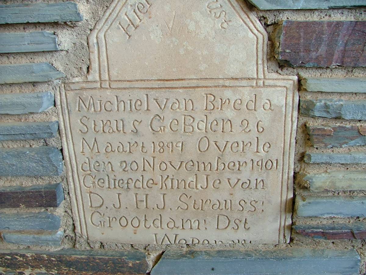 STRAUSS Michiel van Breda 1899-1901