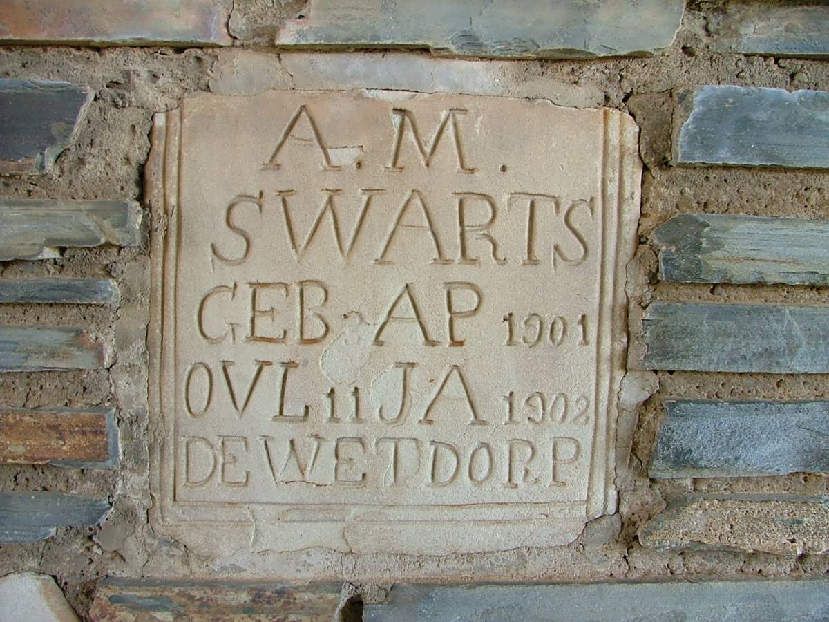 SWARTS A.M. 1901-1902