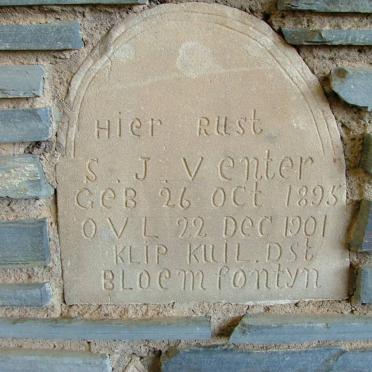 VENTER S.J. 1895-1901