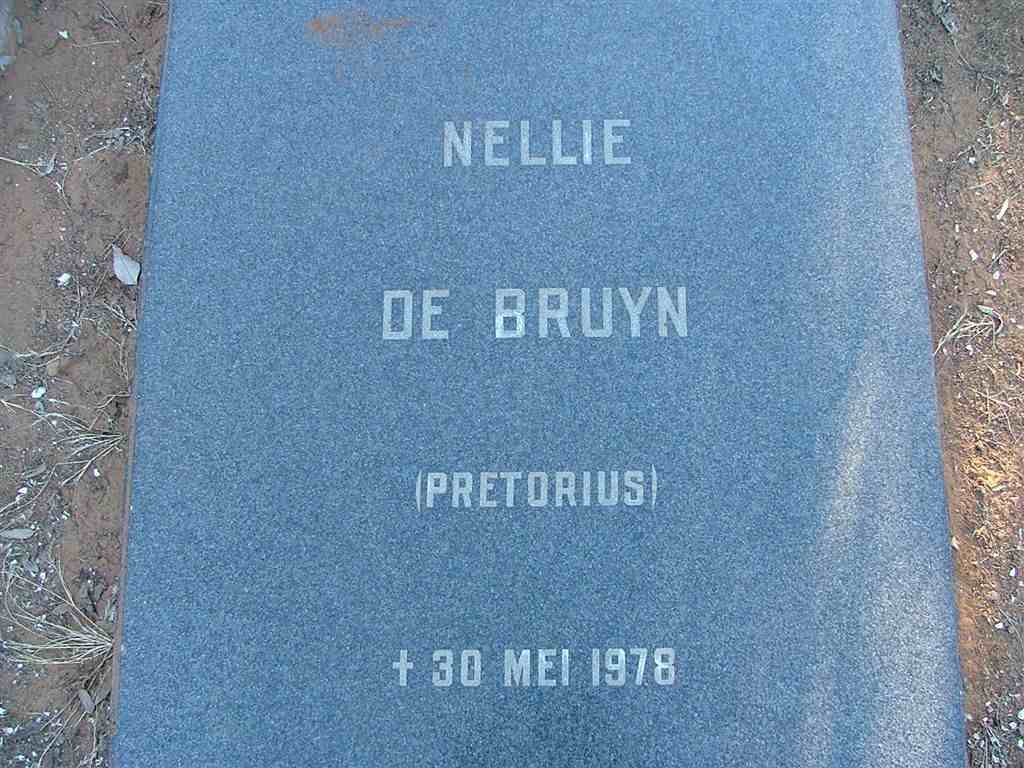 BRUYN Nellie, de nee PRETORIUS -1978