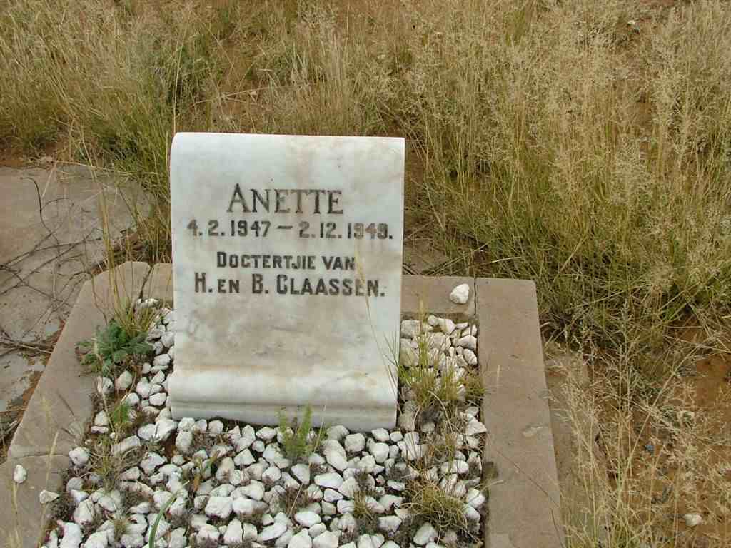 CLAASSEN Anette 1947-1949