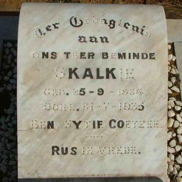 COETZEE Schalkie 1934-1935