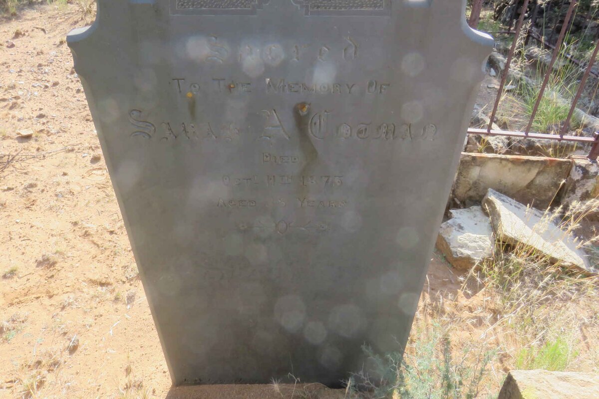 COLMAN Sarah A. -1873