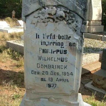 COMBRINCK Philippus Wilhelmus 1854-1937