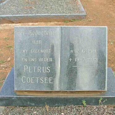 COETSEE Petrus 1918-1973