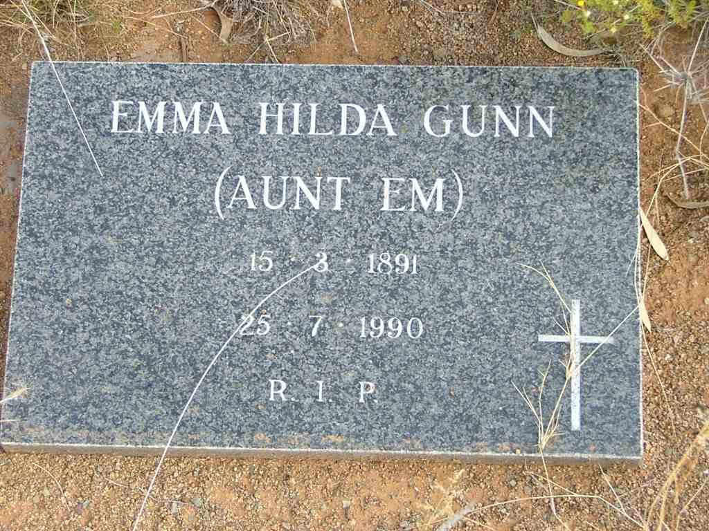 GUNN Emma Hilda 1891-1990