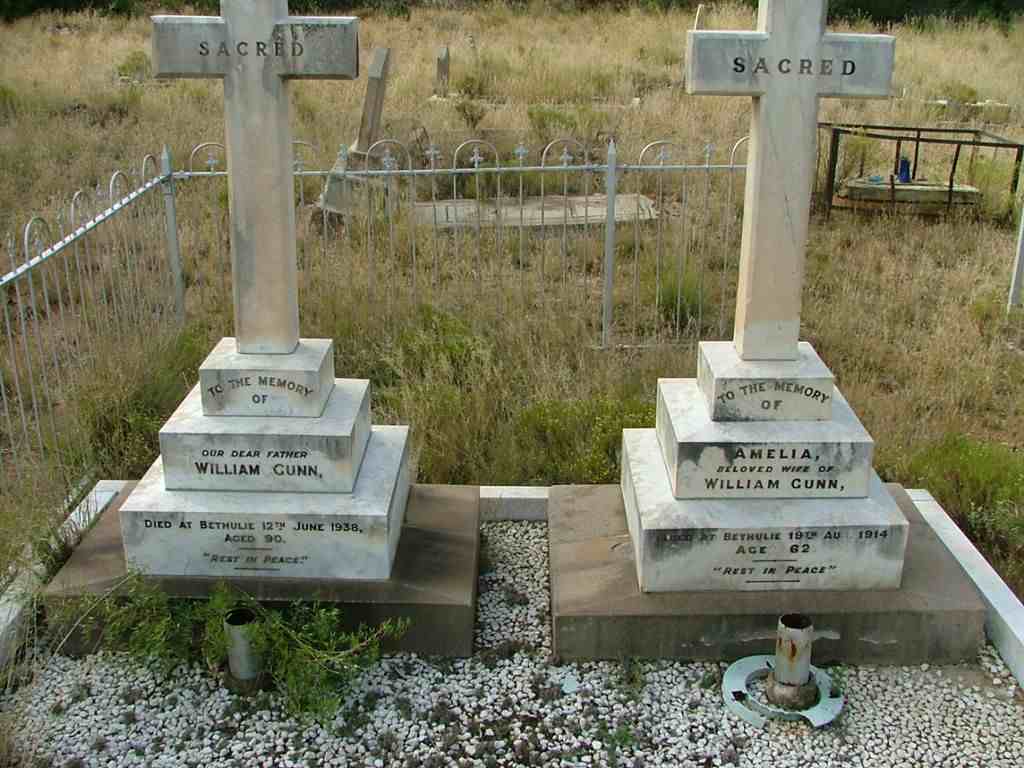 GUNN William -1938 &amp; Amelia -1914