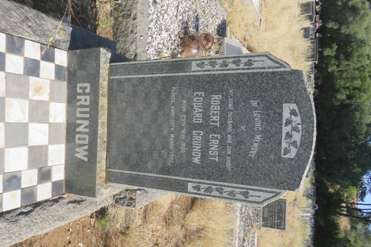 GRUNOW Robert Ernst Eduard 1880-1942