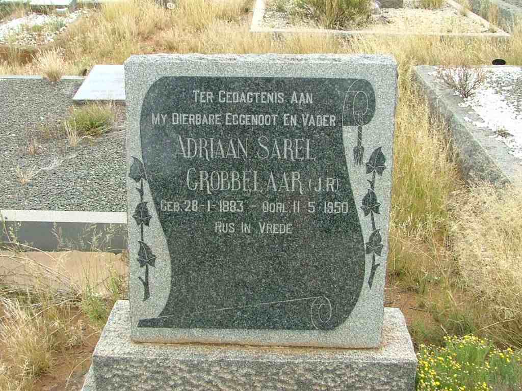 GROBBELAAR Adriaan Sarel 1883-1950