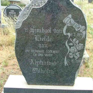 GRUNOW Alphonso Wilhelm 1924-1961