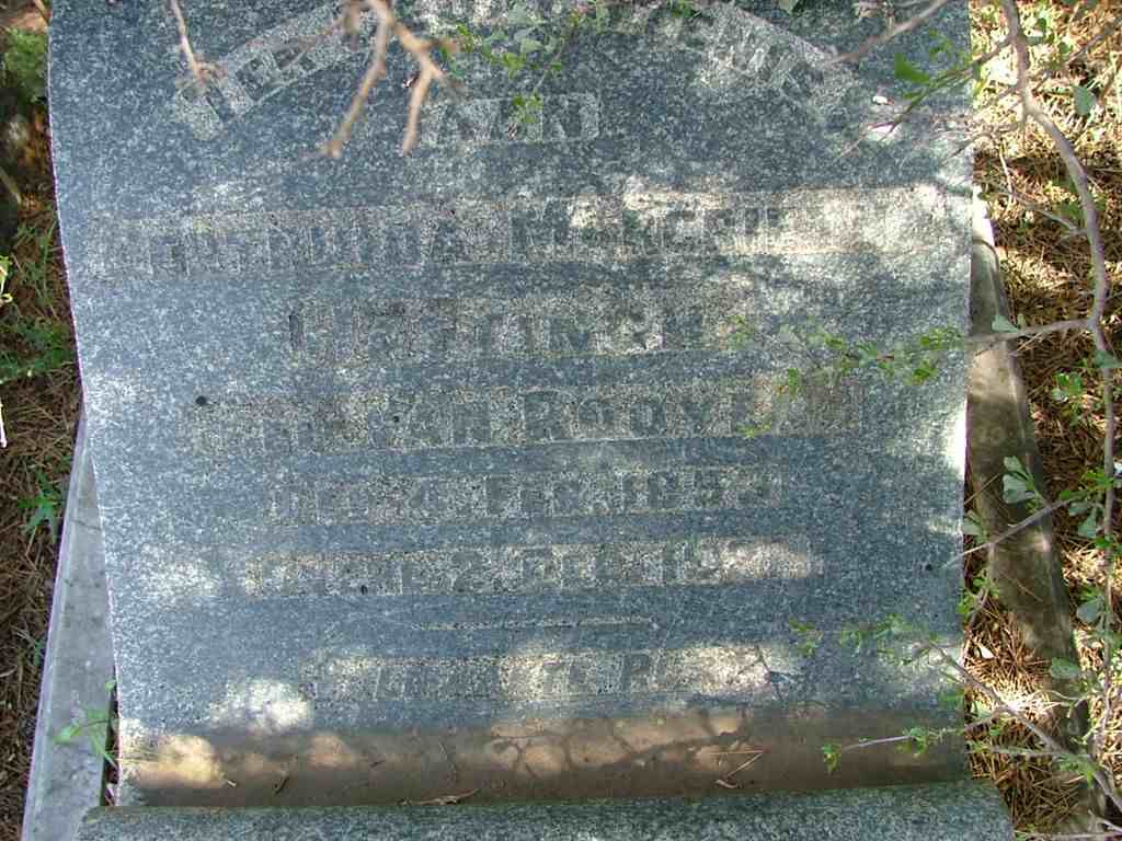 HATTINGH Gertruida Margrietha nee VAN ROOYEN 1853-1921