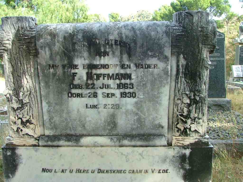 HOFFMANN F. 1863-1930