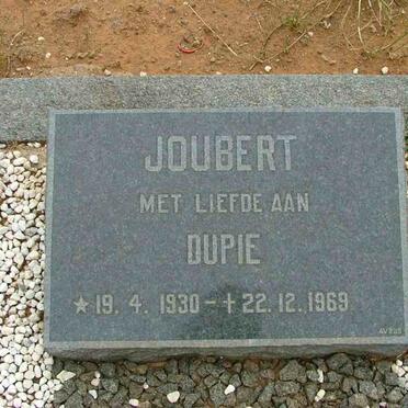 JOUBERT Dupie 1930-1969
