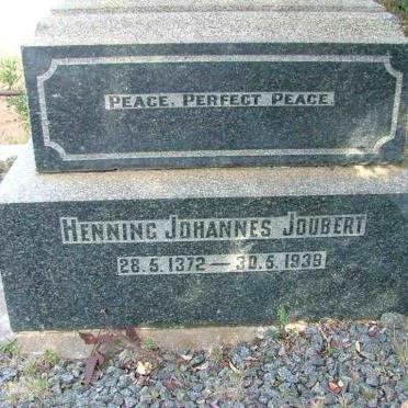 JOUBERT Henning Johannes 1872-1939