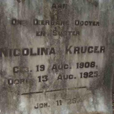 KRUGER Nicolina 1908-1925