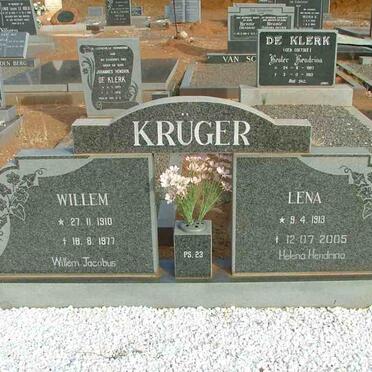 KRÜGER Willem Jacobus 1910-1977 &amp; Helena Hendrina 1913-2005
