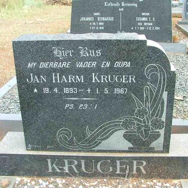 KRUGER Jan Harm 1893-1967 &amp; Theunetta Johanna 1896-1981
