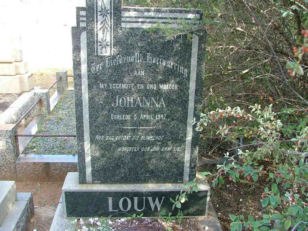LOUW Johanna -1947