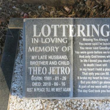 LOTTERING Theo Jetro 1981-2018
