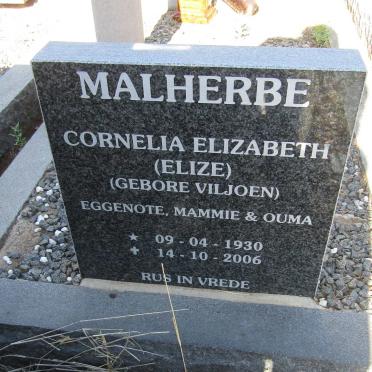 MALHERBE Octavo Philip 1928-2011 &amp; Cornelia Elizabeth VILJOEN 1930-2006