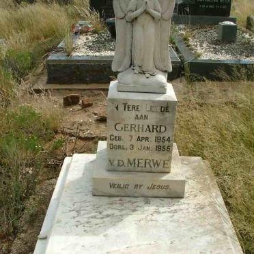 MERWE Gerhard, v.d. 1954-1955
