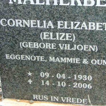 MALHERBE Cornelia Elizabeth nee VILJOEN 1930-2006