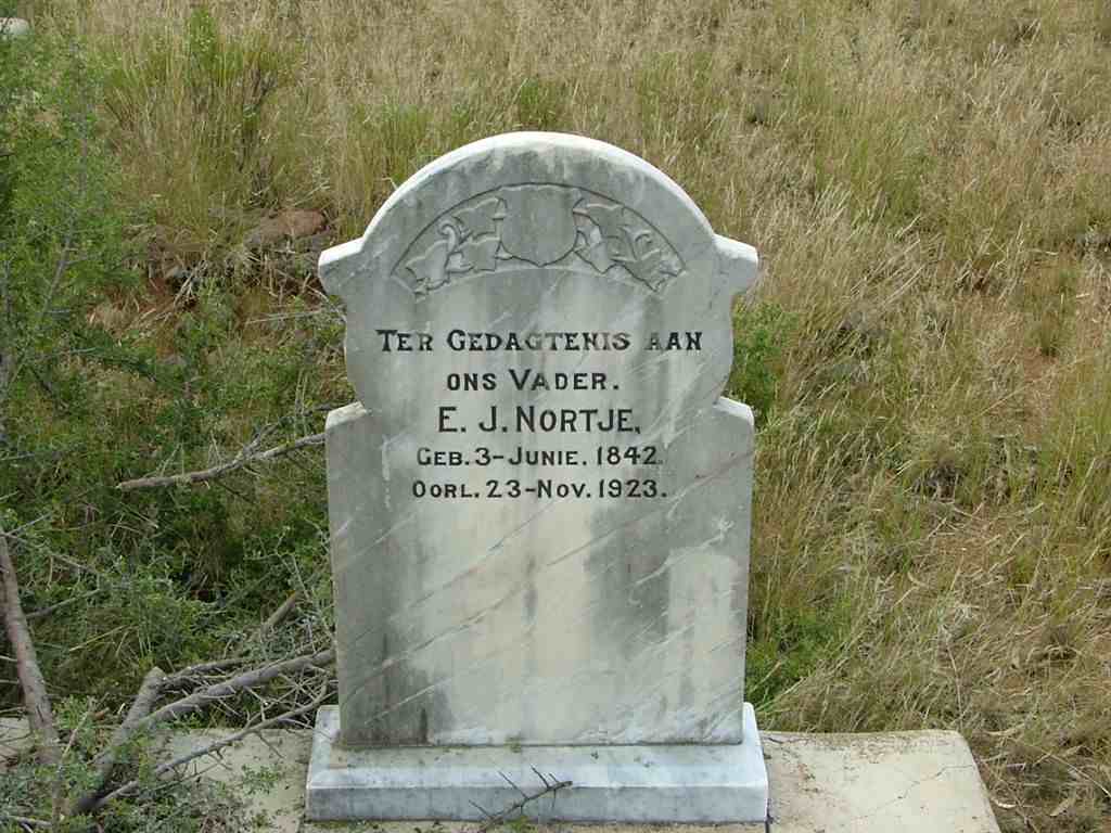 NORTJE E.J. 1842-1923