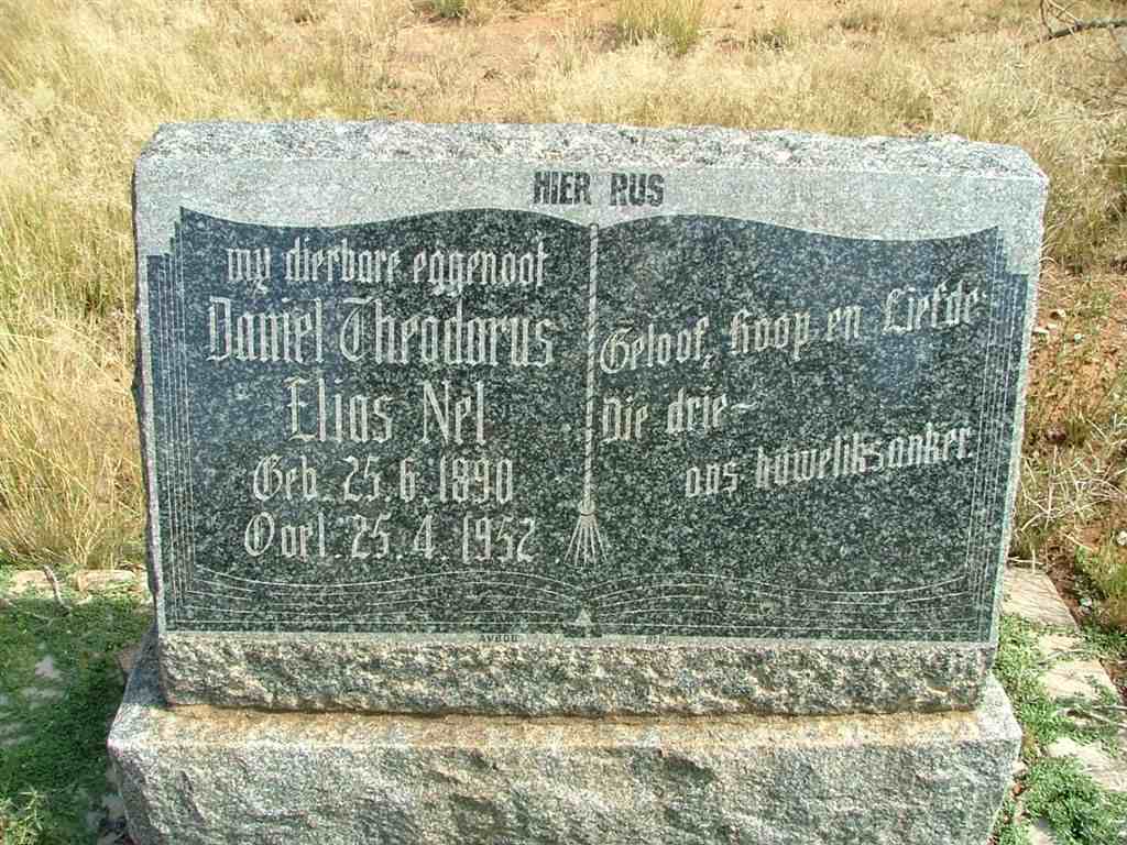 NEL Daniel Theodorus Elias 1890-1952