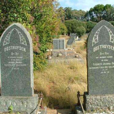 OOSTHUYZEN Jacobus Johannes 1875-1946 &amp; Elizabeth Johanna Sofia NIENABER 1885-1950
