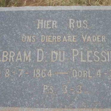 PLESSIS Abram D., du 1864-1952