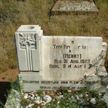 PRETORIUS Henry 1923-1937
