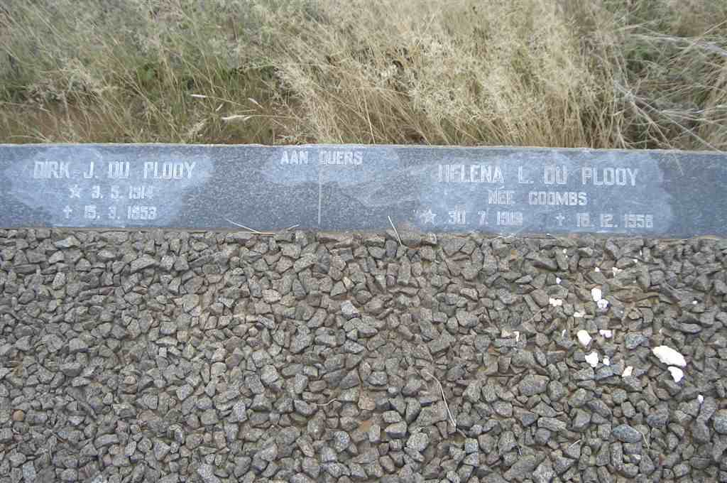 PLOOY Dirk J., du 1914-1953 &amp; Helena L. COOMBS 1919-1958