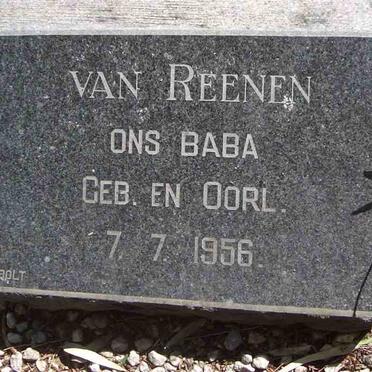 REENEN, van 1956-1956