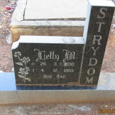 STRYDOM Letty M. 1930-1993
