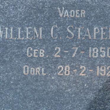 STAPELBERG Willem C. 1850-1928 :: STAPELBERG Maryna G. 1884-1932 