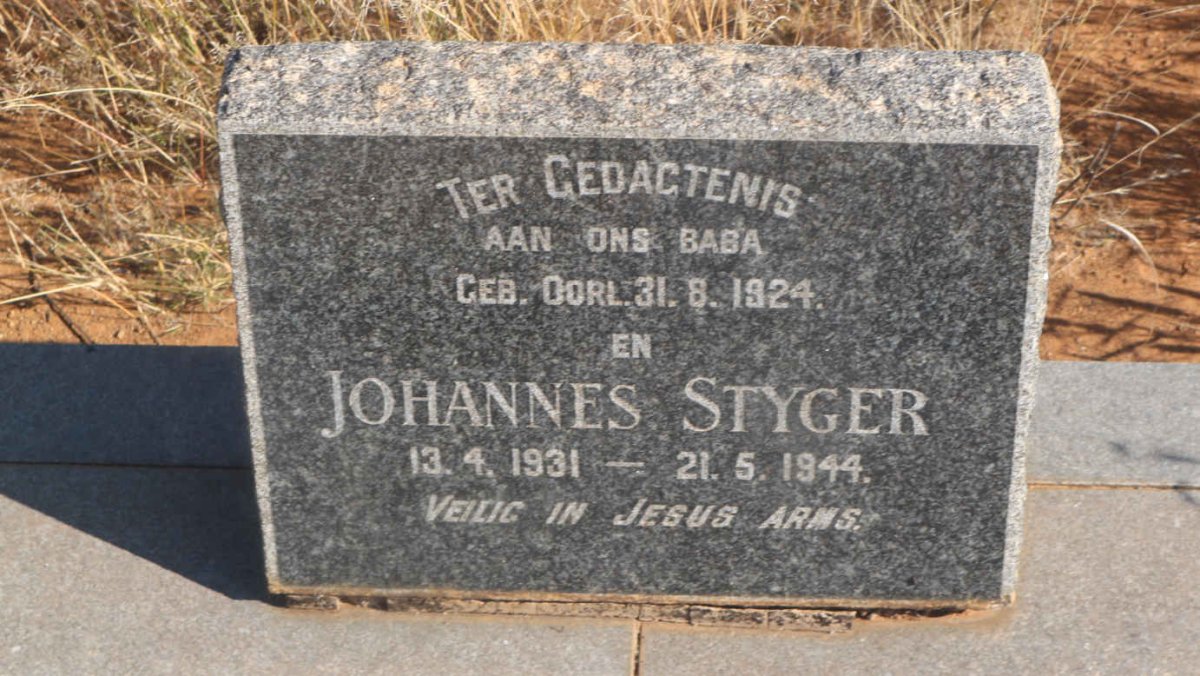 STYGER Johannes 1931-1944