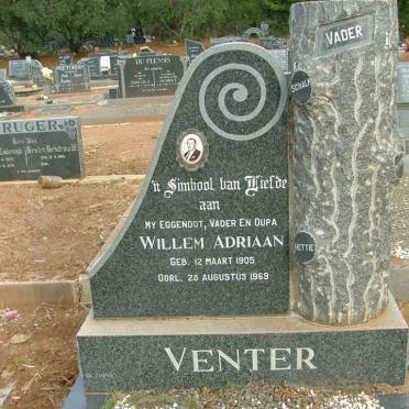VENTER Willem Adriaan 1905-1969