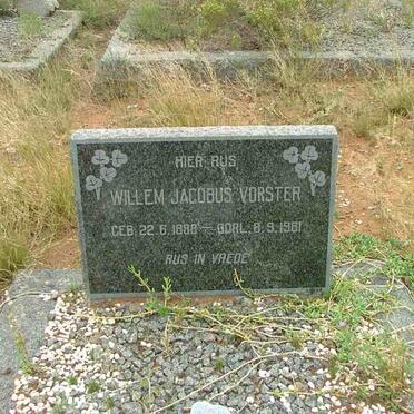 VORSTER Willem Jacobus 1888-1961