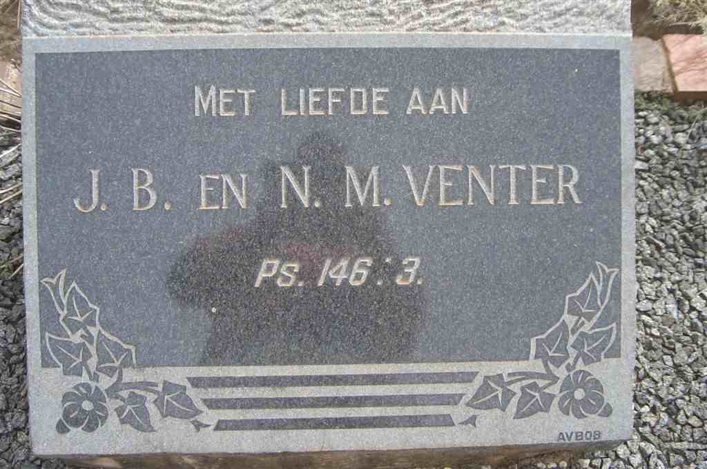 VENTER J.B. &amp; N.M.