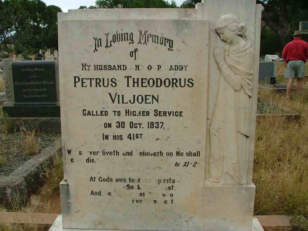 VILJOEN Petrus Theodorus -1937