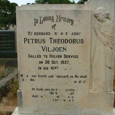 VILJOEN Petrus Theodorus -1937