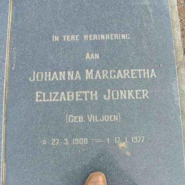 WALT Johanna Maria, v.d. nee HUMAN 1949-1973 :: JONKER Johanna Margaretha Elizabeth nee VILJOEN 1908-1977