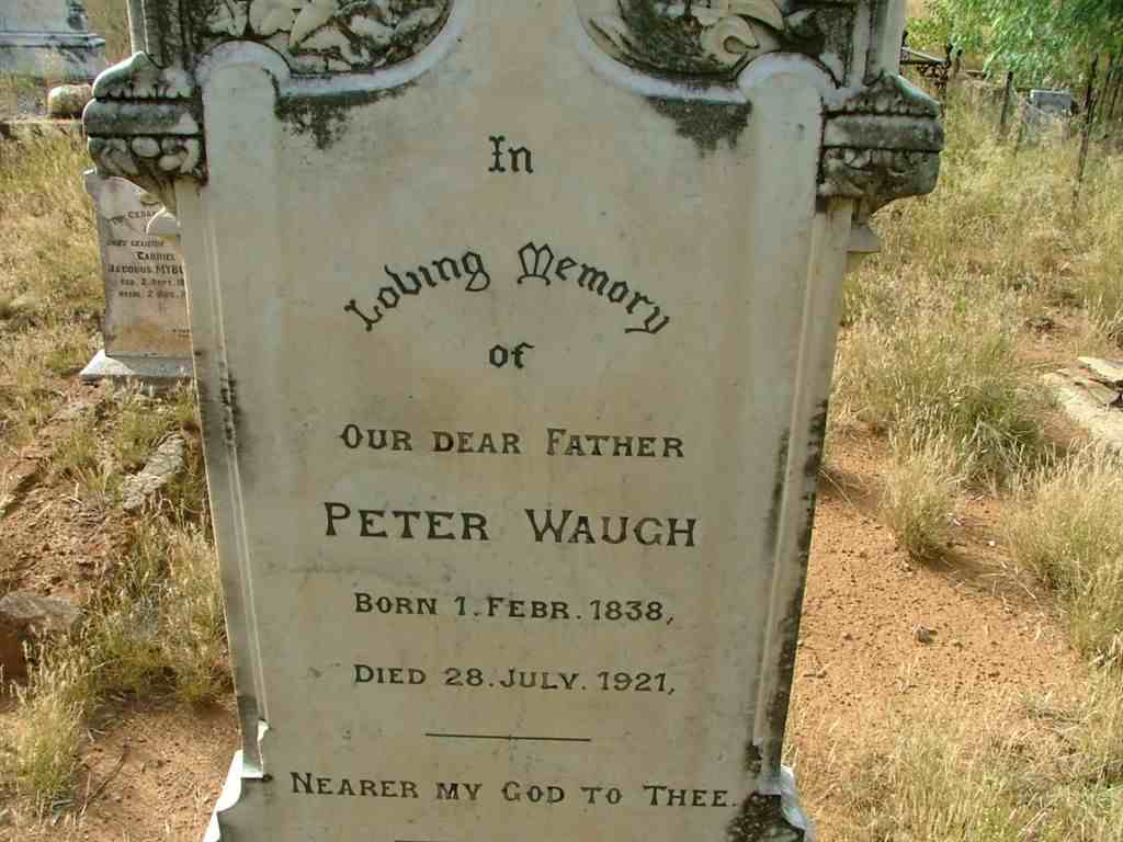 WAUGH Peter 1838-1921