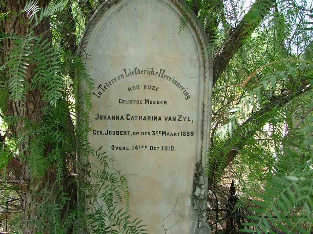 ZYL Johanna Catharina, van 1859-1910