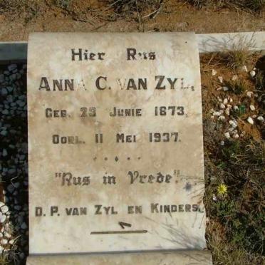 ZYL Anna C., van 1873-1937