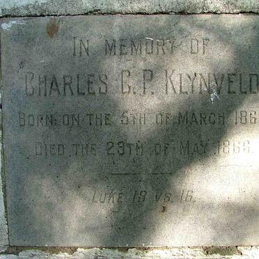 KLYNVELD Charles C.P. 1864-1866