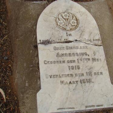 JOUBERT Ambrosius 1915-1918