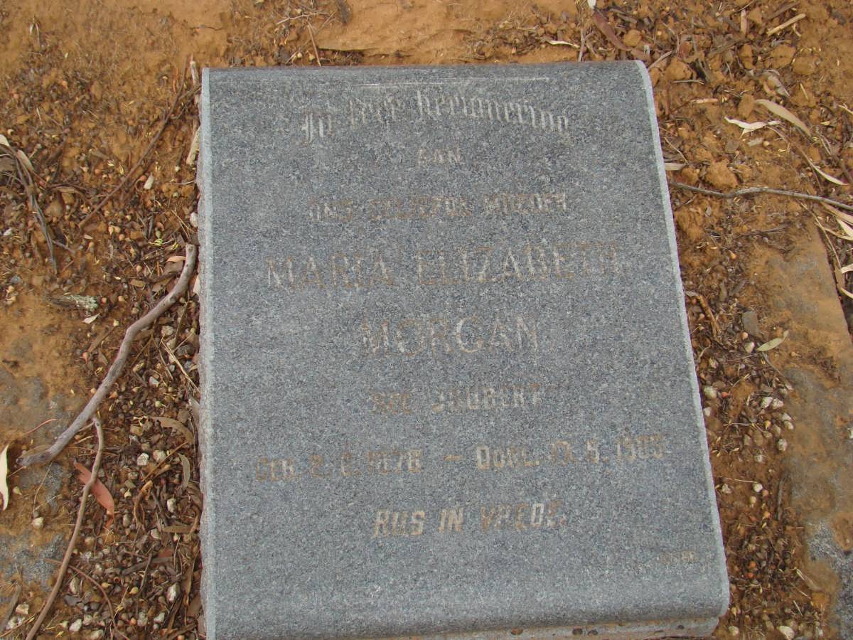 MORGAN Maria Elizabeth nee JOUBERT 1876-19??